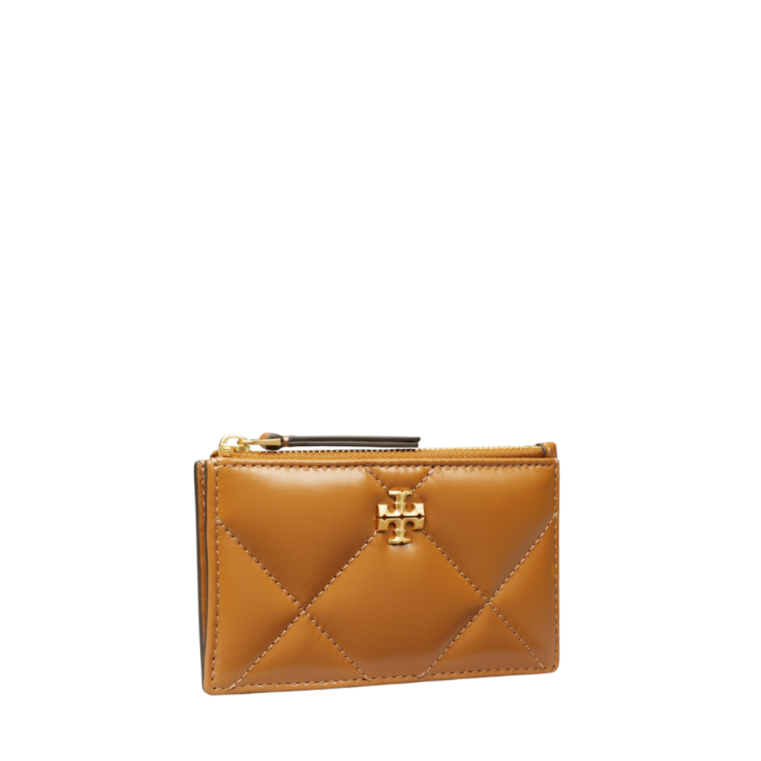 Tory Burch Kira Diamond Quilt Zip Card Case