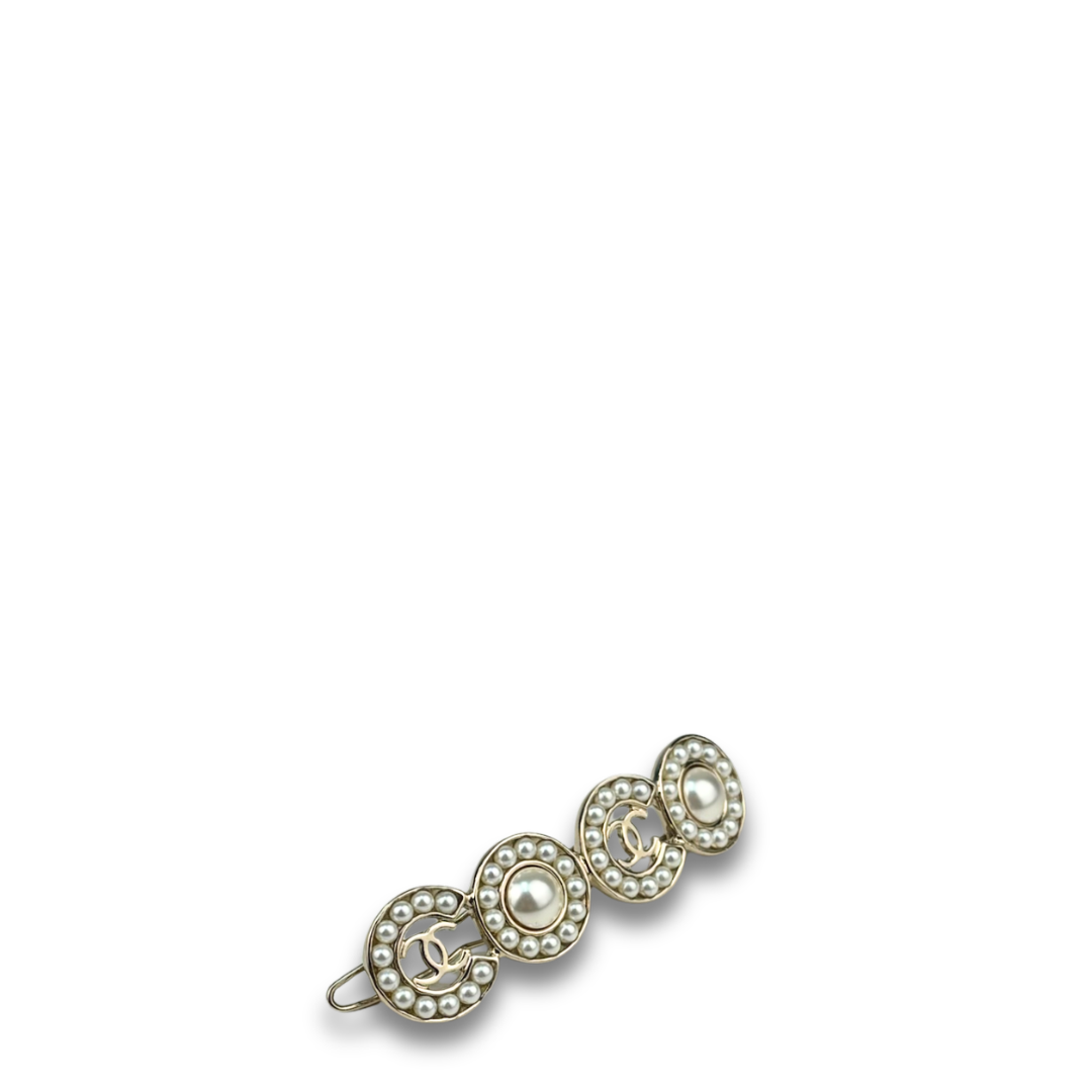 Chanel Coco Pearl Hair Clip