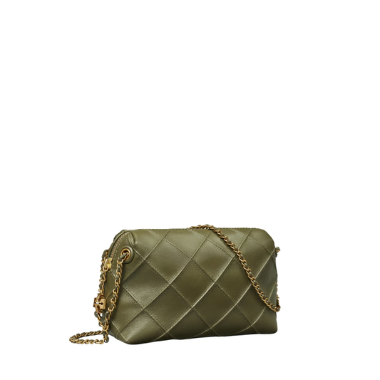 Tory Burch Fleming Soft Crossbody - Dark Olive