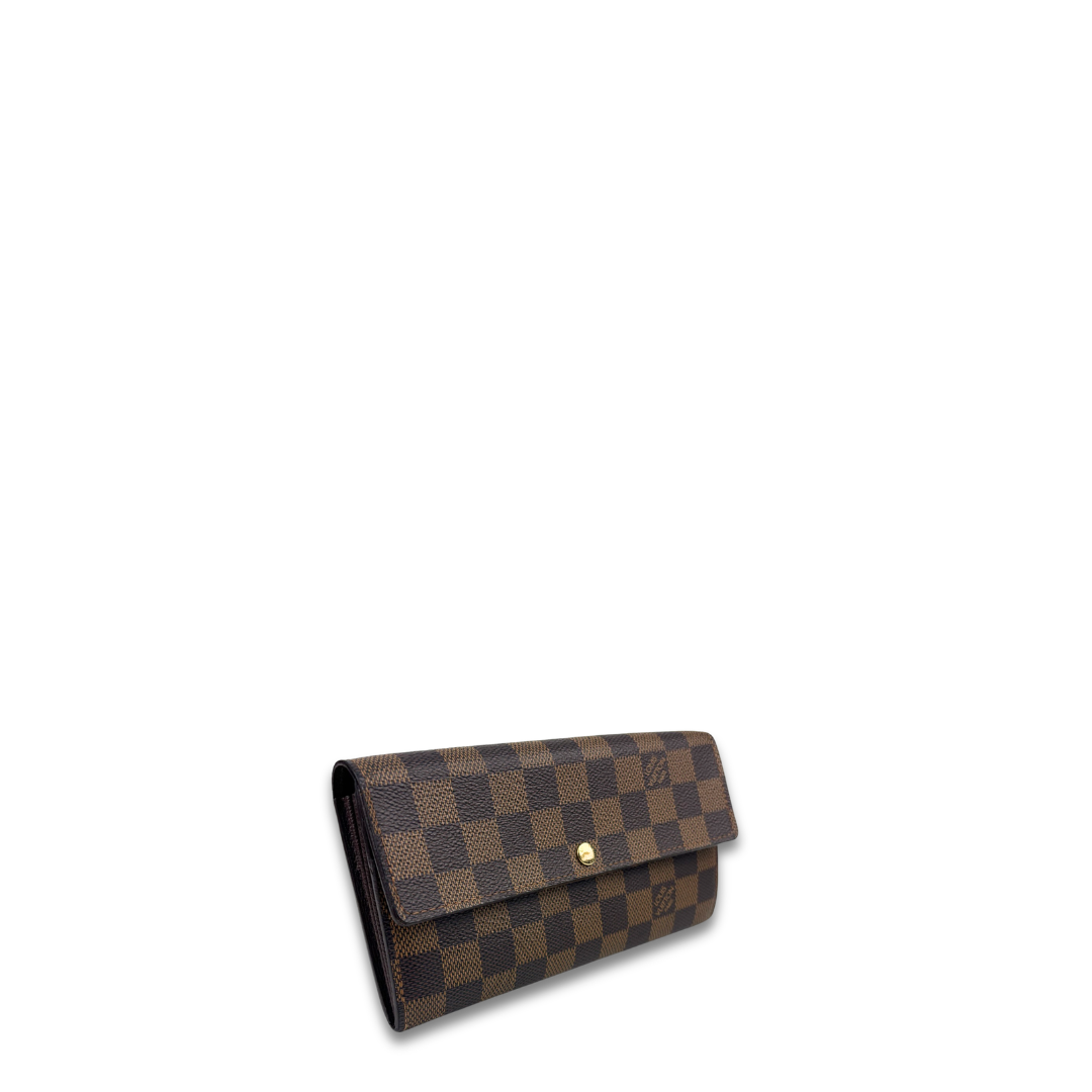 Louis Vuitton Damier Ebene Sarah Wallet