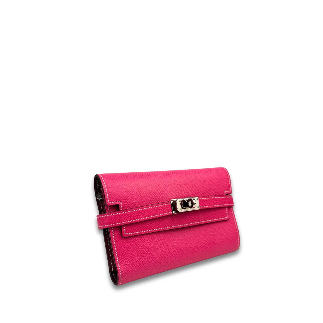 Hermès Hot Pink Epsom Kelly Medium Wallet