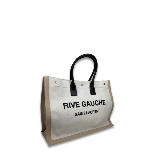YSL Canvas Rive Gauche Shopping Tote