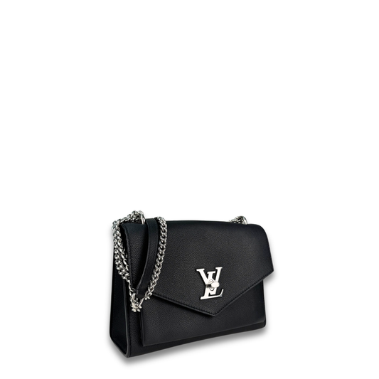 Louis Vuitton Black My Lockme Chain Bag BB