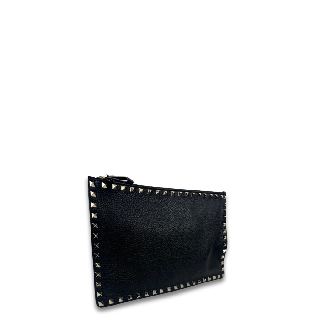 Valentino Rockstud Zipper Clutch