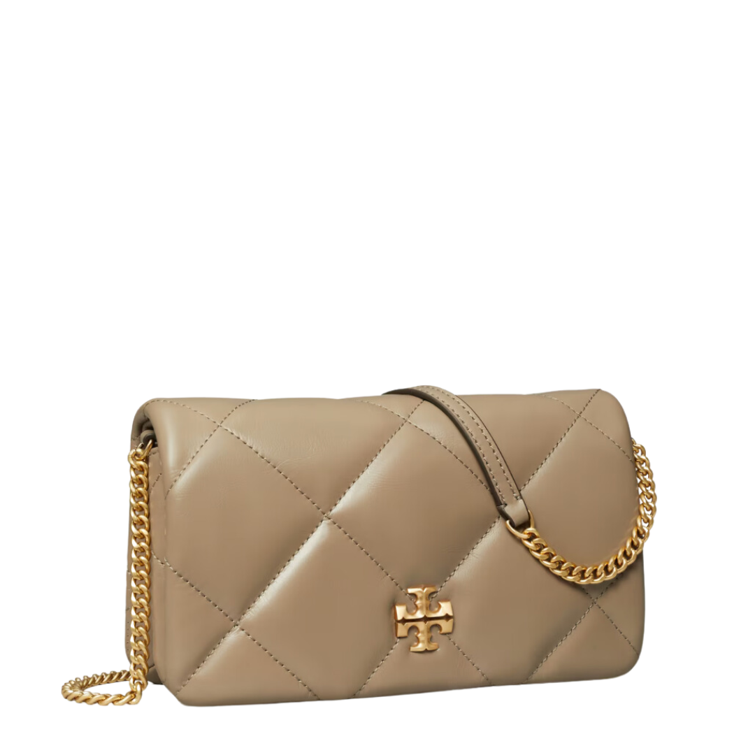 Tory Burch Kira Diamond Quilt Chain Wallet | Lola Saratoga