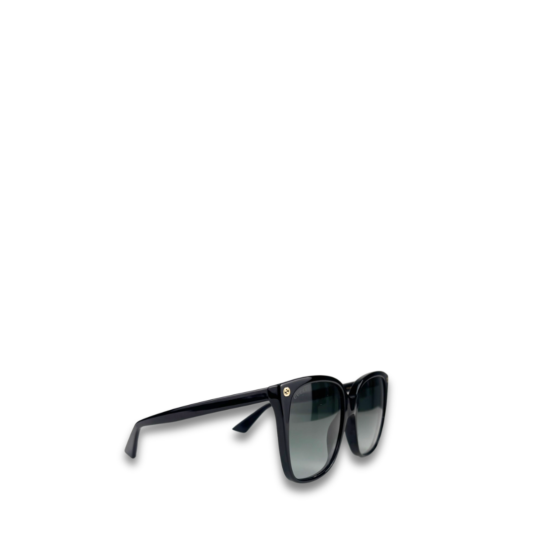 Gucci Black Oversized Gradient Sunglasses