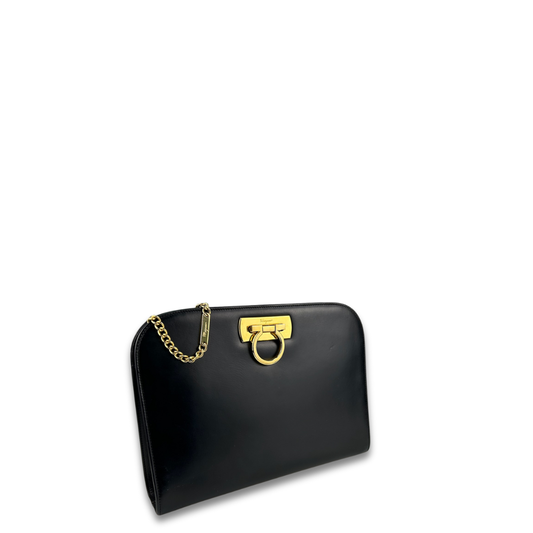 Ferragamo Gancini Chain Shoulder Bag