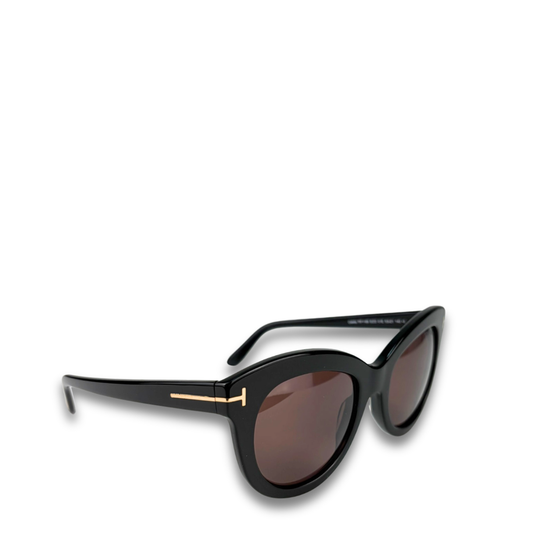 Tom Ford Black Cateye Sunglasses