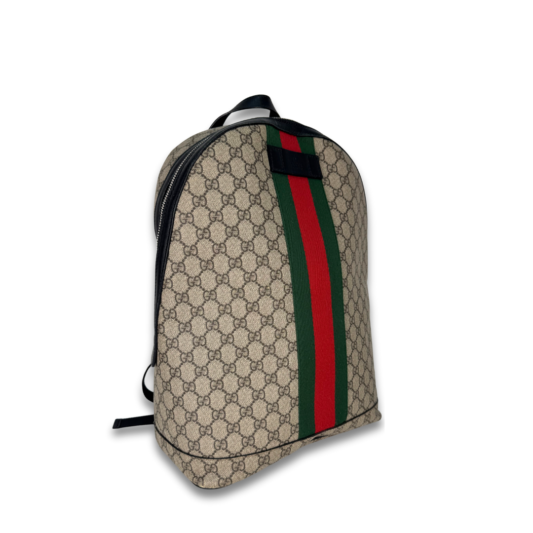 Gucci GG Supreme Web Backpack