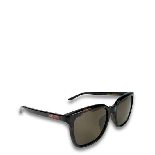 Gucci Square Tortoiseshell Sunglasses
