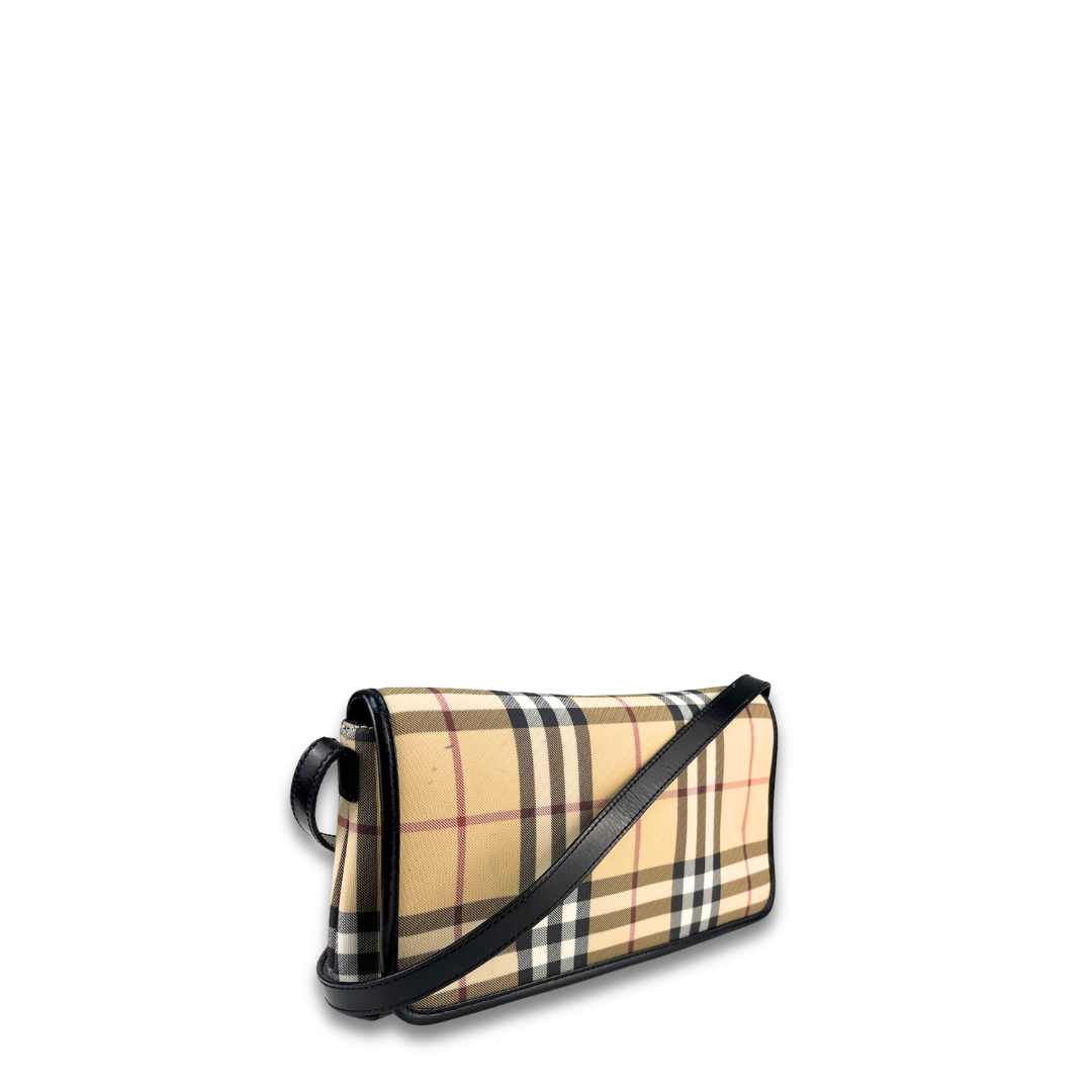 Burberry Nova Check Flap Shoulder Bag