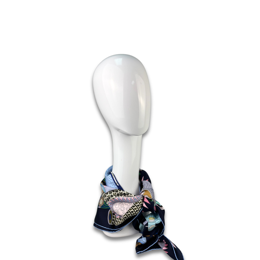 Hermès 'Les Trésors d'un Artiste' Silk Scarf 90