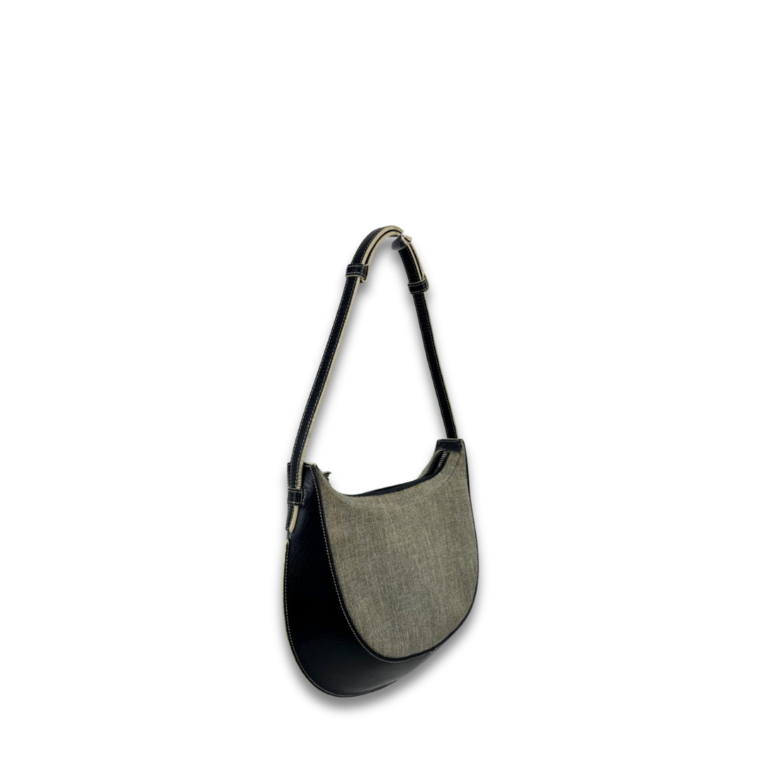 Loewe Canvas Vintage Luna Shoulder Bag
