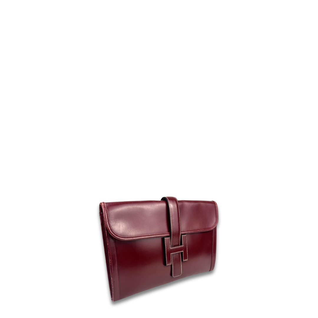 Hermès Box Calf Jige PM Clutch