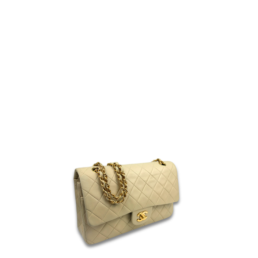 Chanel Classic Light Beige Medium Double Flap