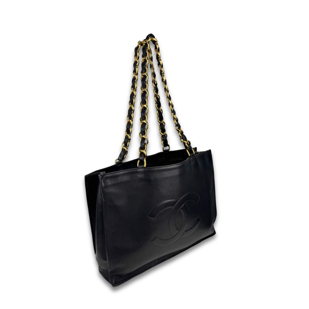 Chanel Timeless Lambskin Jumbo Chain Tote