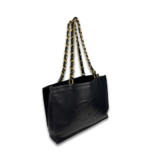 Chanel Timeless Lambskin Jumbo Chain Tote