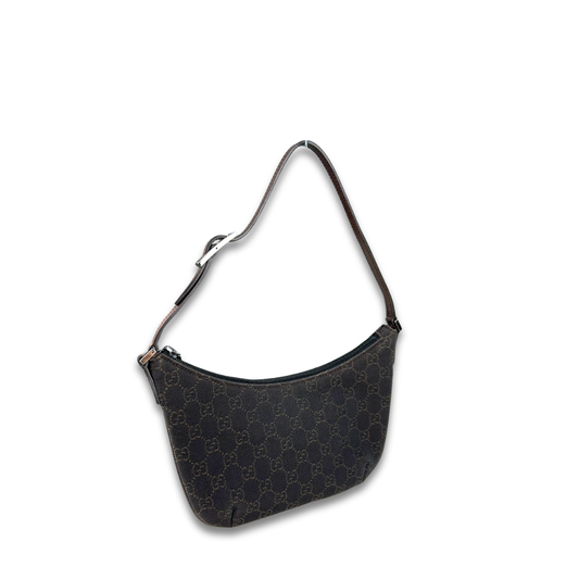 Gucci Brown Canvas Shoulder Bag