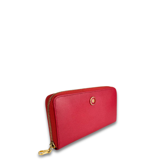 Loewe Hot Pink Long Zipper Wallet