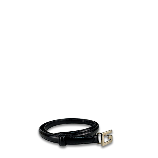 Gucci Black Leather Belt - Size 70
