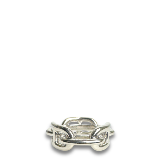 Hermès Palladium Regate Scarf Ring