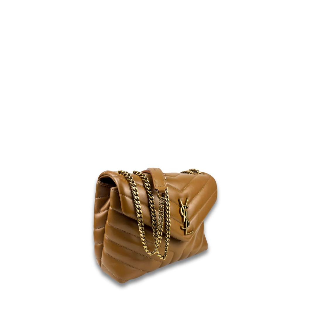 YSL Brown Small Loulou