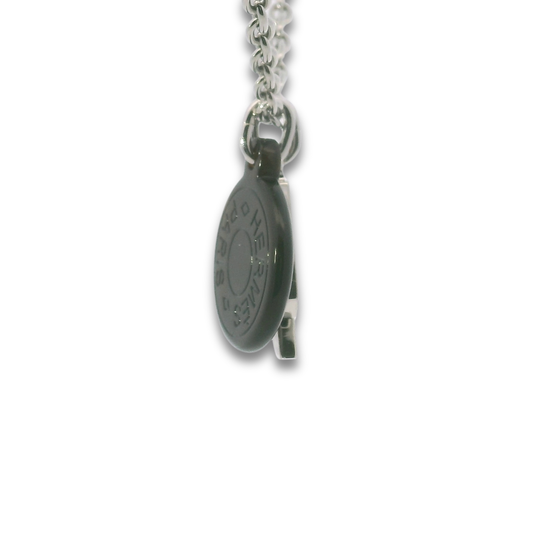 Hermès Black Carrousel Necklace