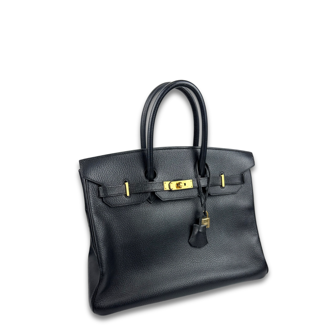 Hermès Ardennes Birkin 35 Noir