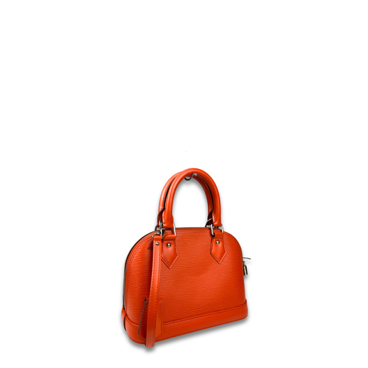 Louis Vuitton Orange Epi Leather Alma BB