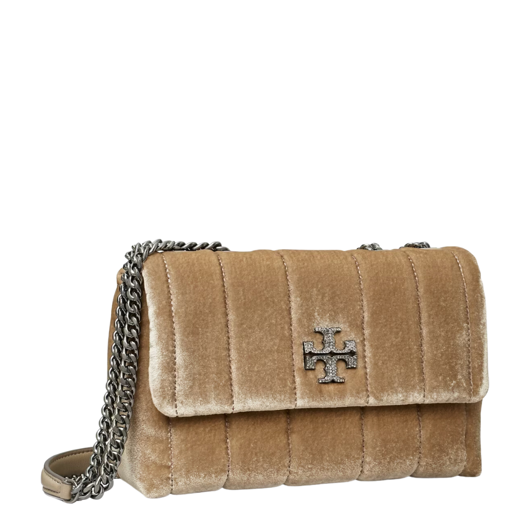Tory Burch Kira Velvet Small Convertible Shoulder Bag Lola Saratoga