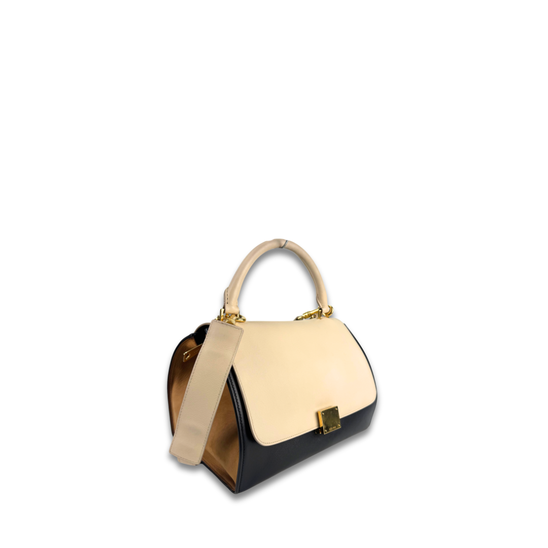 Celine Tri-Color Trapeze Handbag