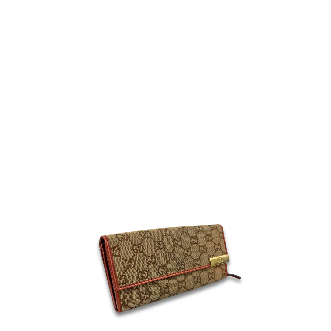 Gucci GG Canvas Continental Wallet