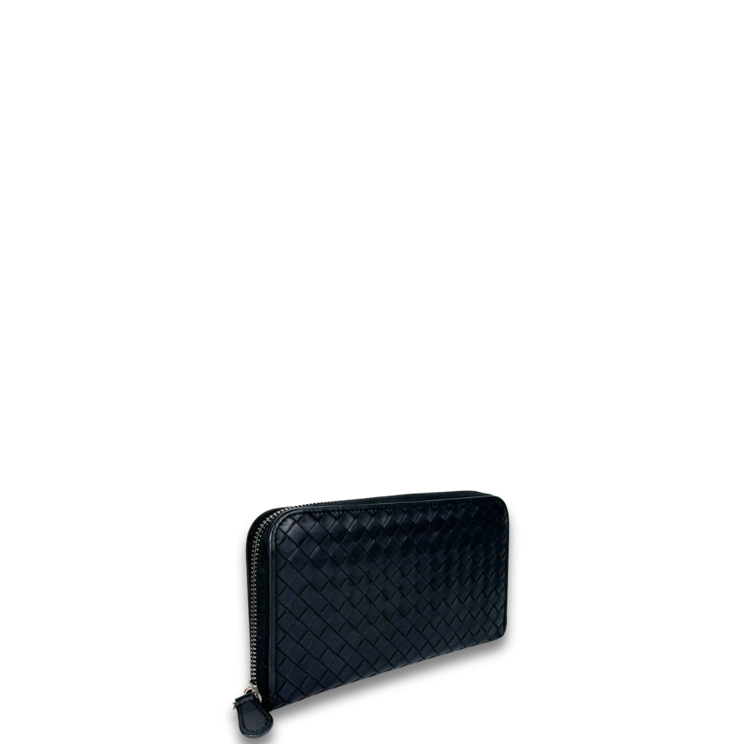 Bottega Veneta Intrecciato Zipper Wallet