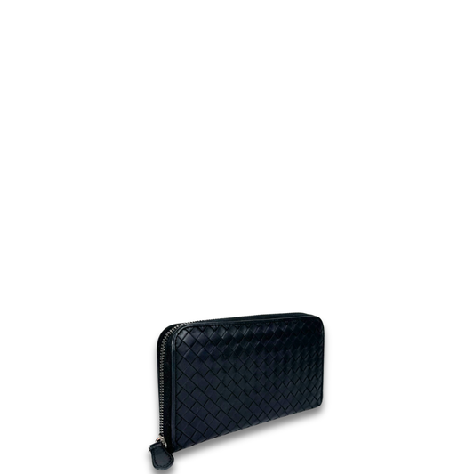 Bottega Veneta Intrecciato Zipper Wallet