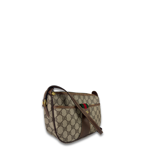 Gucci Vintage Brown Supreme Crossbody