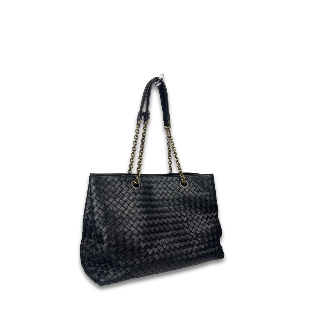 Bottega Veneta Intrecciato Chain Tote