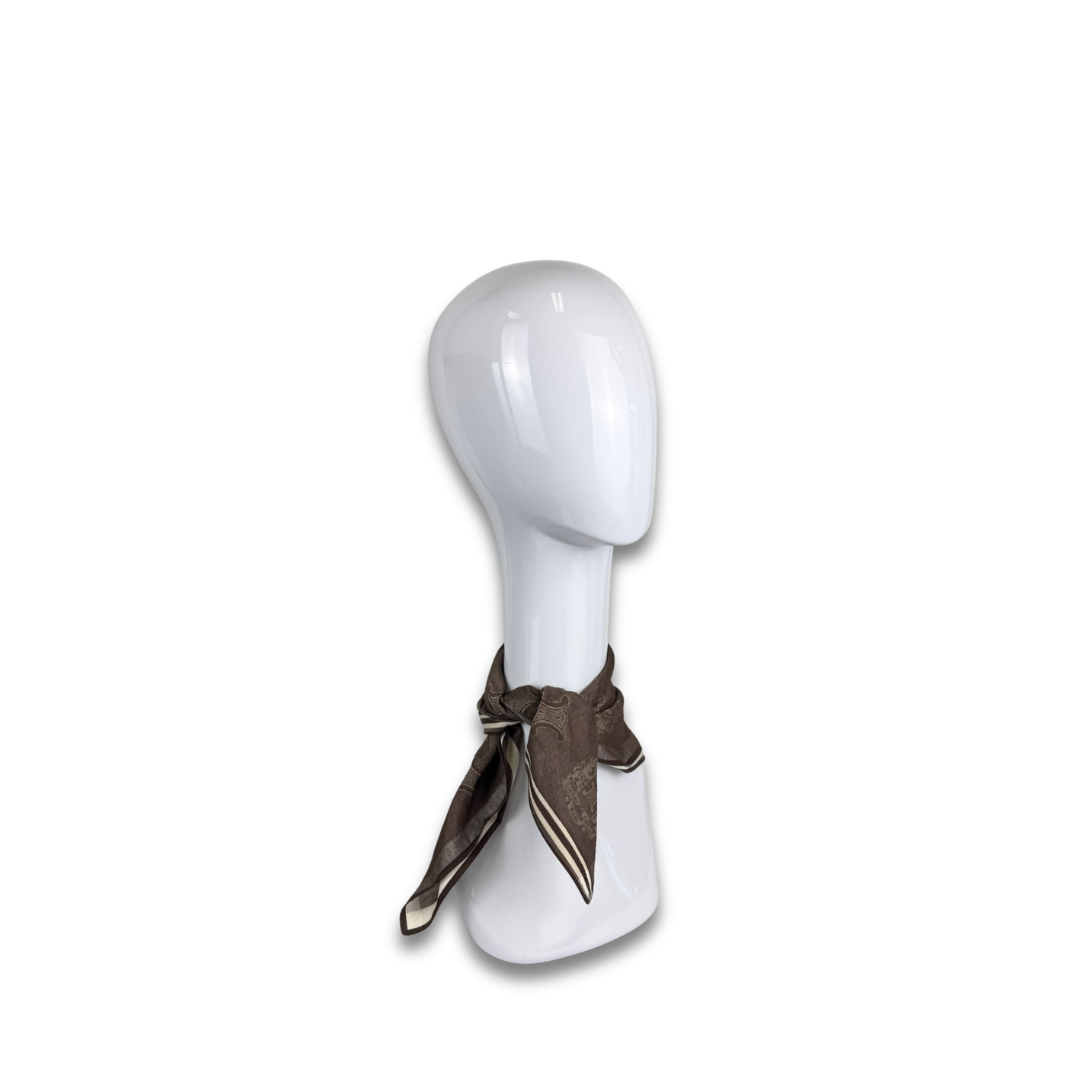 Celine Brown Macadam Handkerchief
