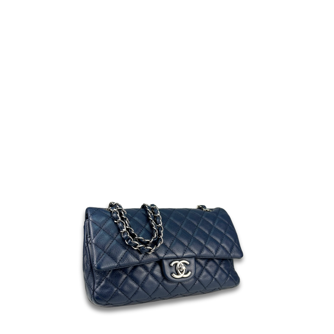 Chanel Blue Caviar Small Double Flap