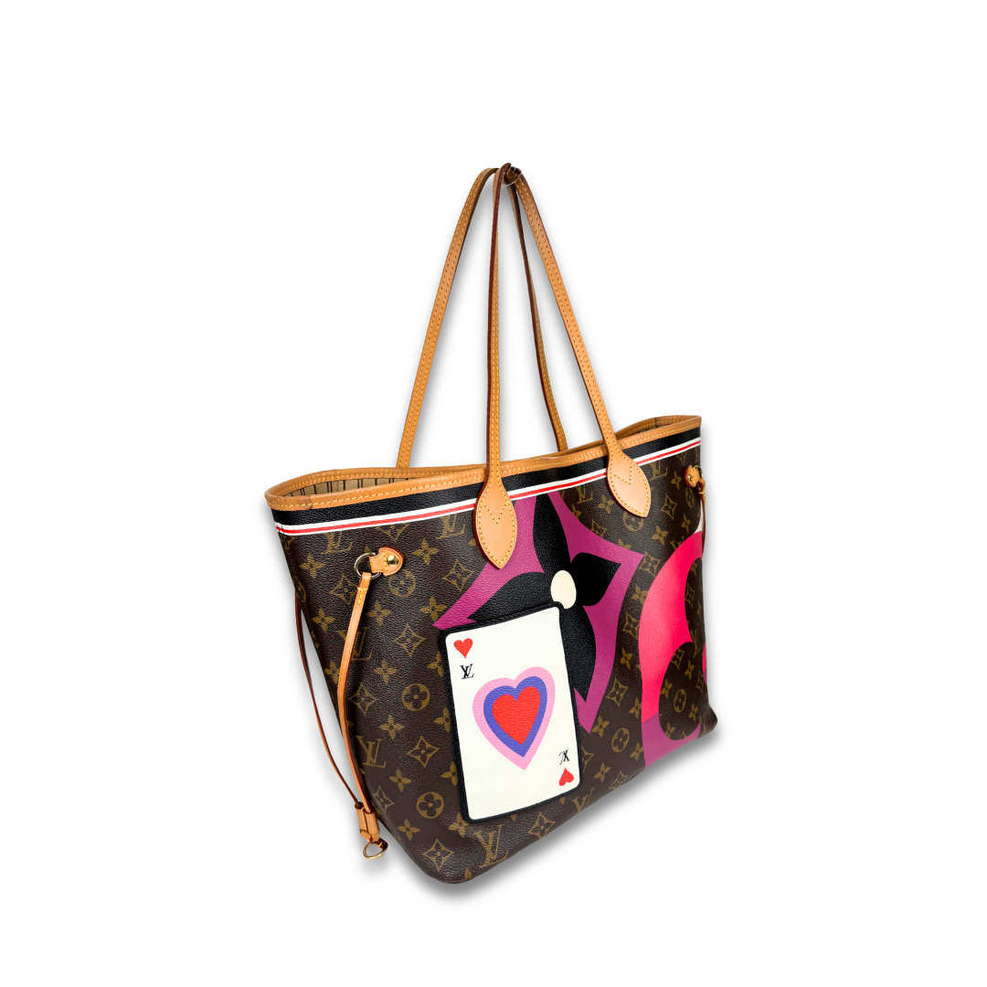 Louis Vuitton Limited Edition Monogram Game On Neverfull MM