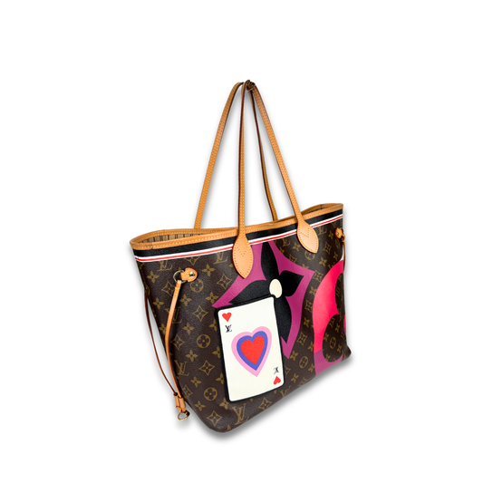 Louis Vuitton Limited Edition Monogram Game On Neverfull MM
