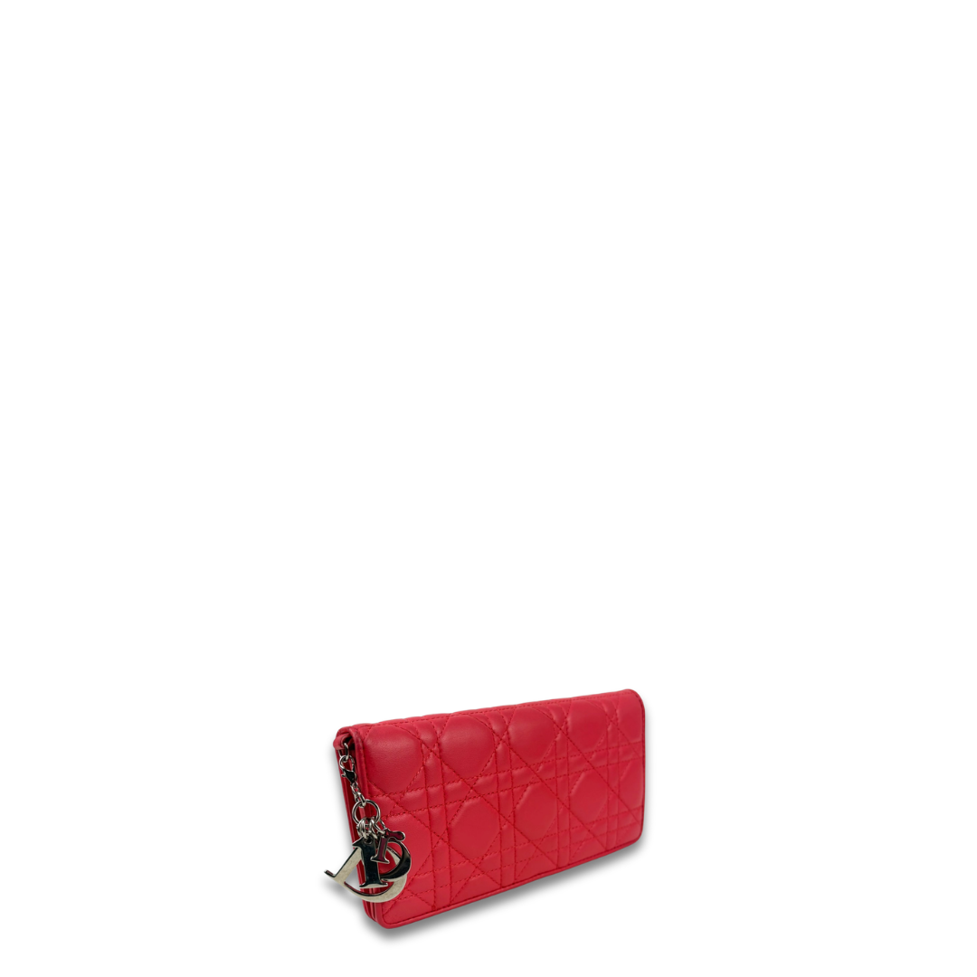Dior Hot Pink Cannage Wallet