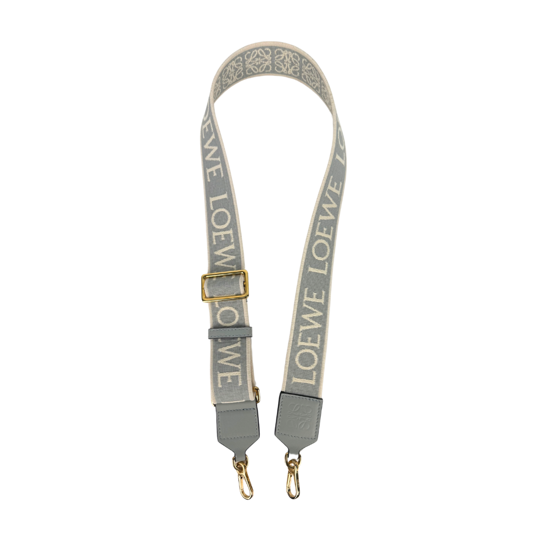 Loewe Grey Anagram Strap | Lola Saratoga
