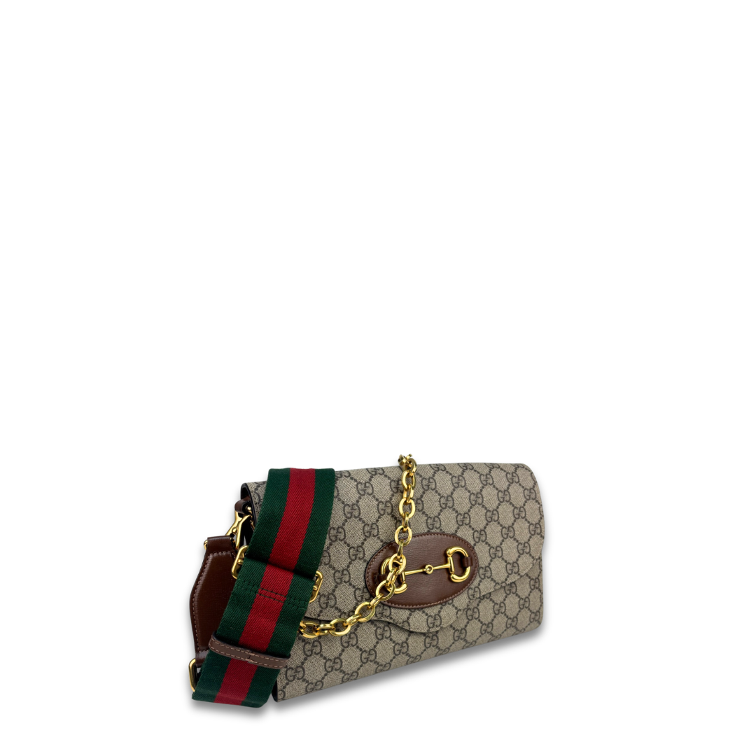 Gucci Supreme Horsbit 1955 Small Shoulder Bag