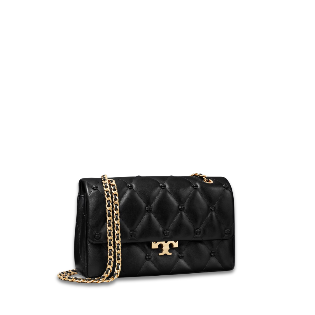 Tory Burch Bunny Knot Black Shoulder Bag