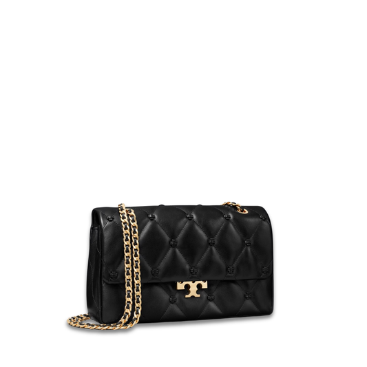 Tory Burch Bunny Knot Black Shoulder Bag