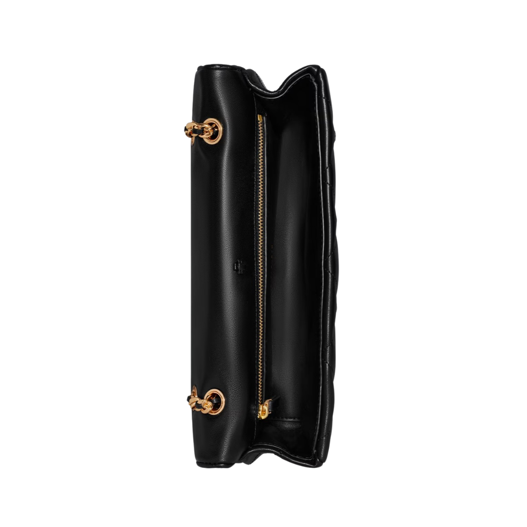 Tory Burch Bunny Knot Black Shoulder Bag