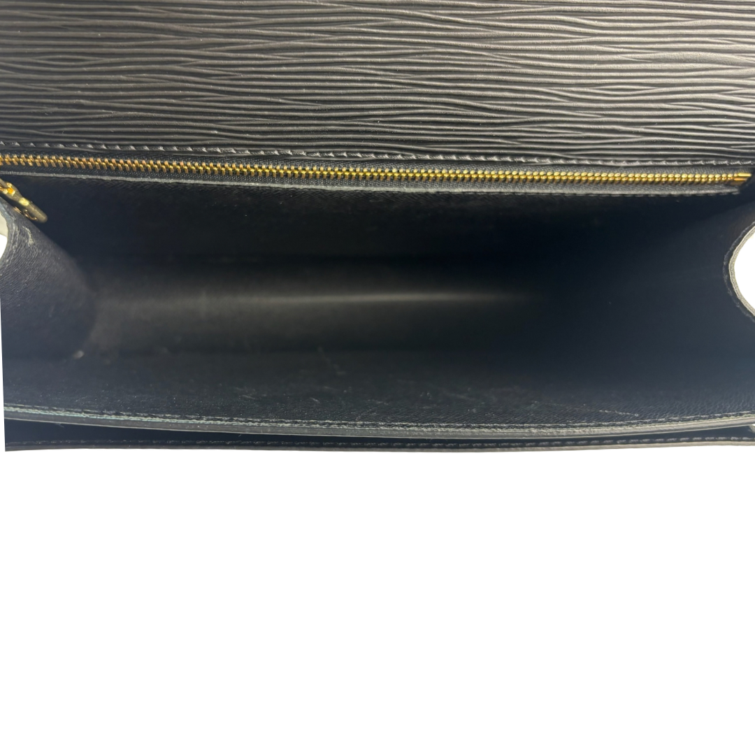 Louis Vuitton Black Epi Leather Monceau