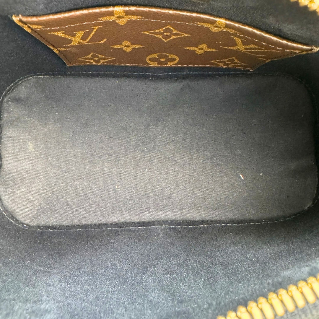 Louis Vuitton Navy Blue Patent Alma BB