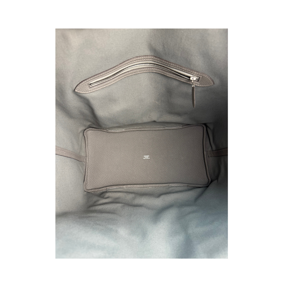 Hermès Grey Pursangle Tote
