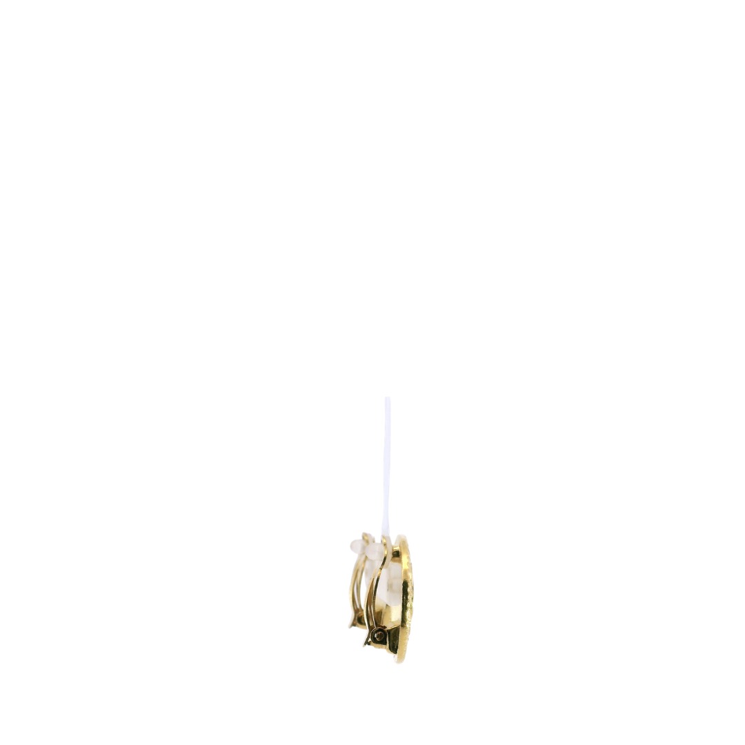 Chanel CC Coin Clip-On Earrings